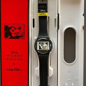 Swatch Disney X Keith Haring never worn watch in NEW condition